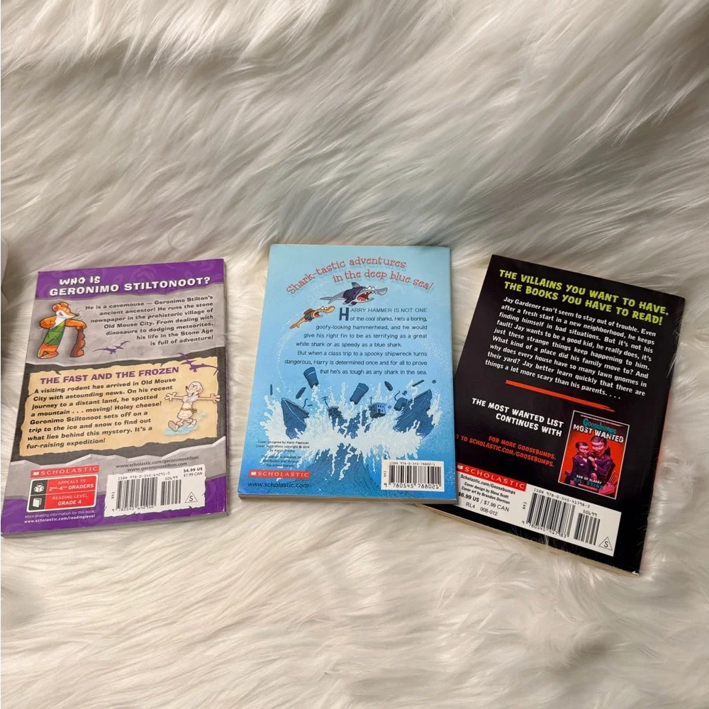 Scholastic Books - various books/titles
